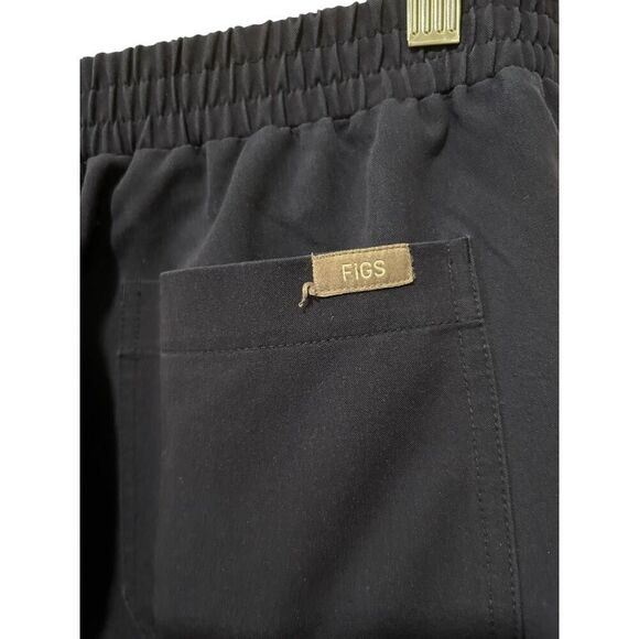 Figs Yola Medical Stretch Drawstring Pull-On Skinny Scrub Pants Navy Blue Sz XS - Picture 6 of 14